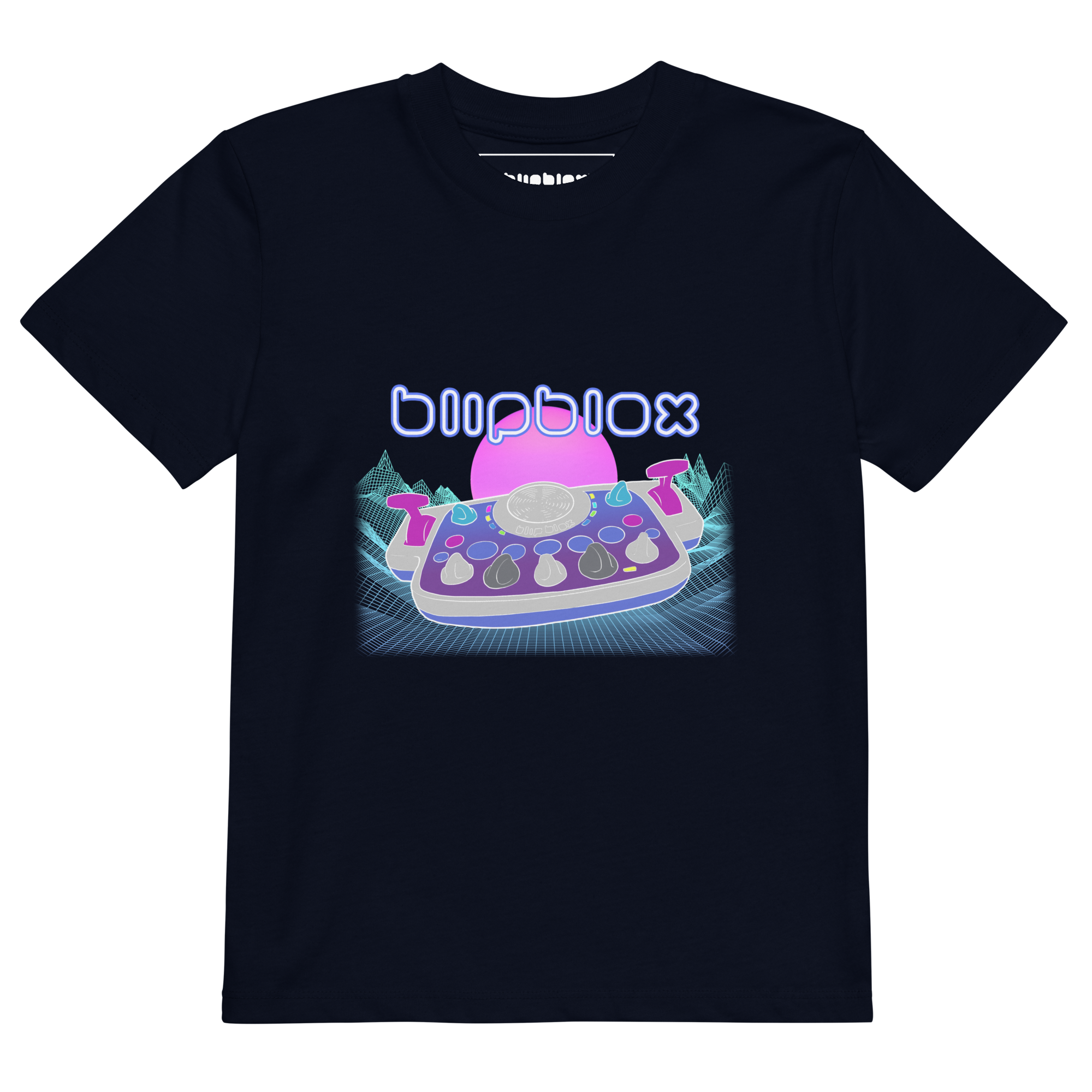 Blipblox Synthwave Kids’ Organic Tee