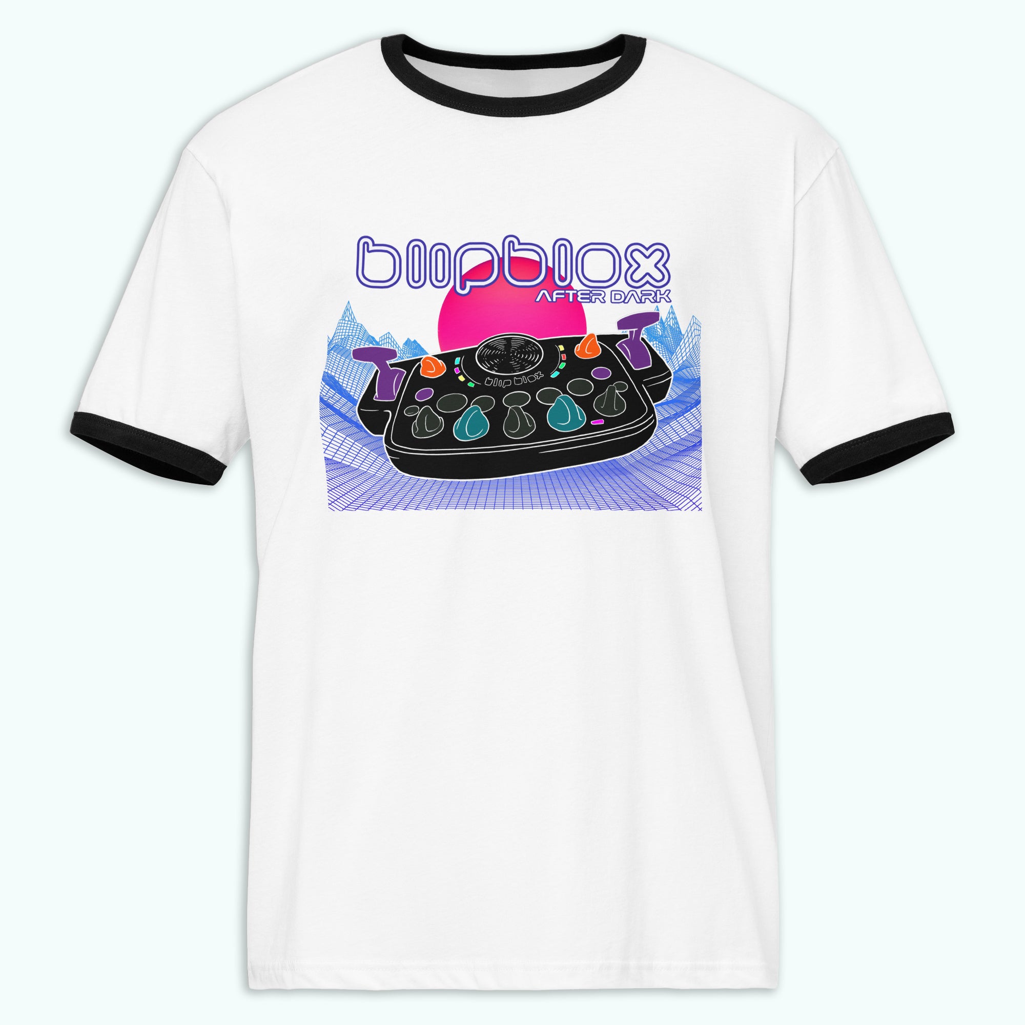 Blipblox After Dark Baseball Tee