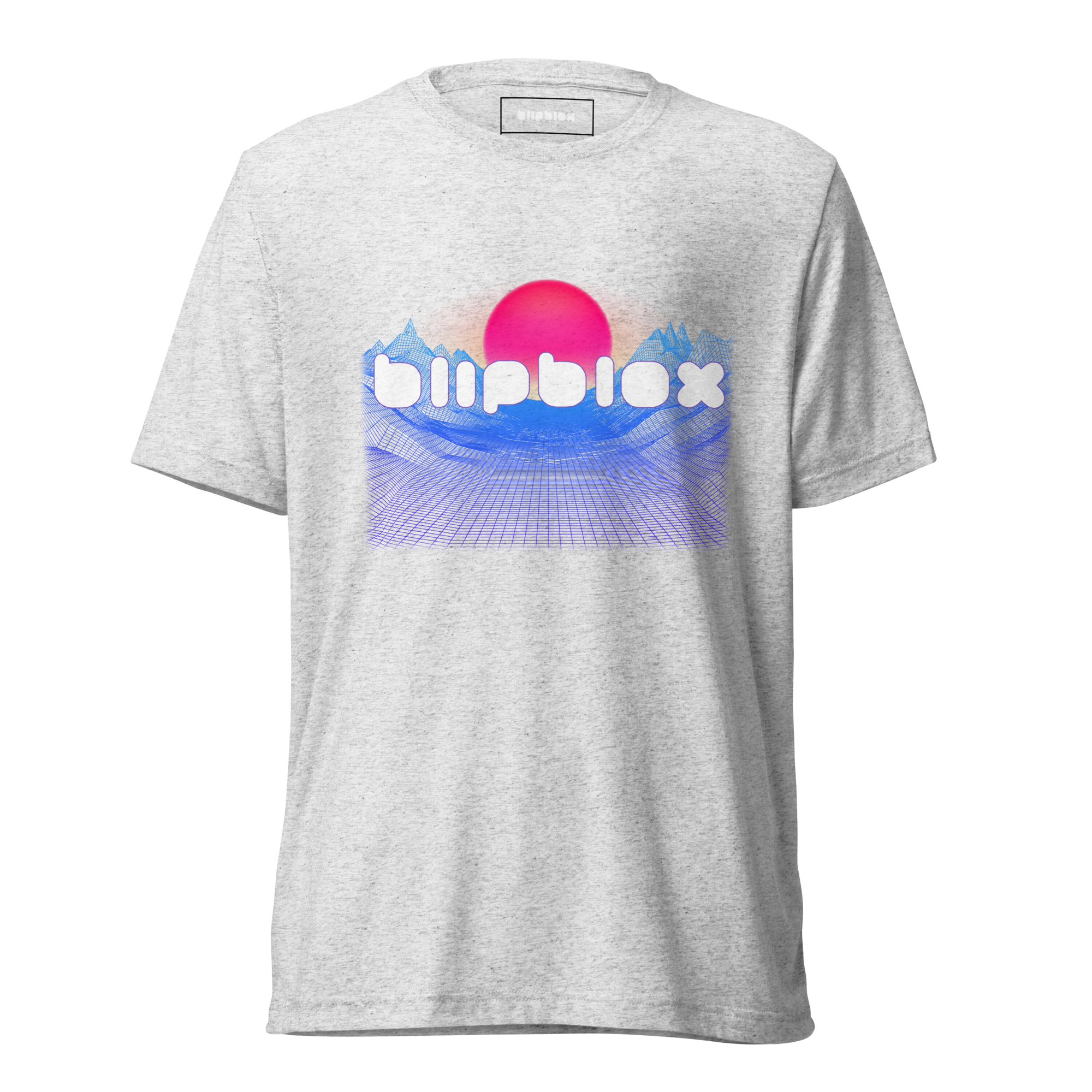 Blipblox Synthwave Tri-blend Tee
