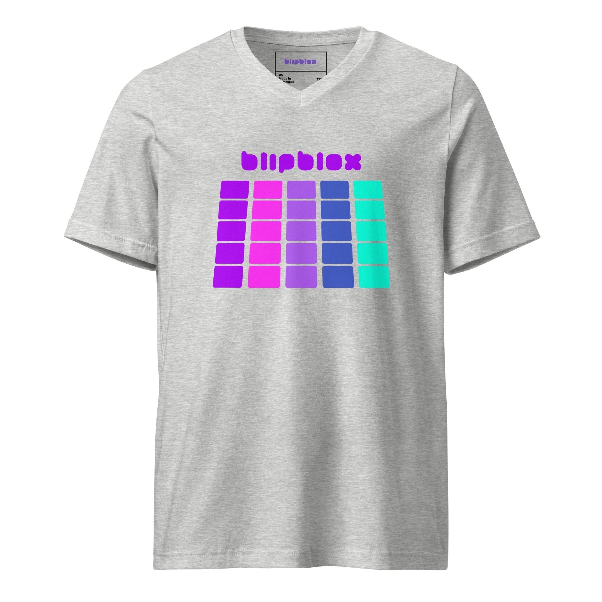 Blipblox Graphic V-Neck Tee