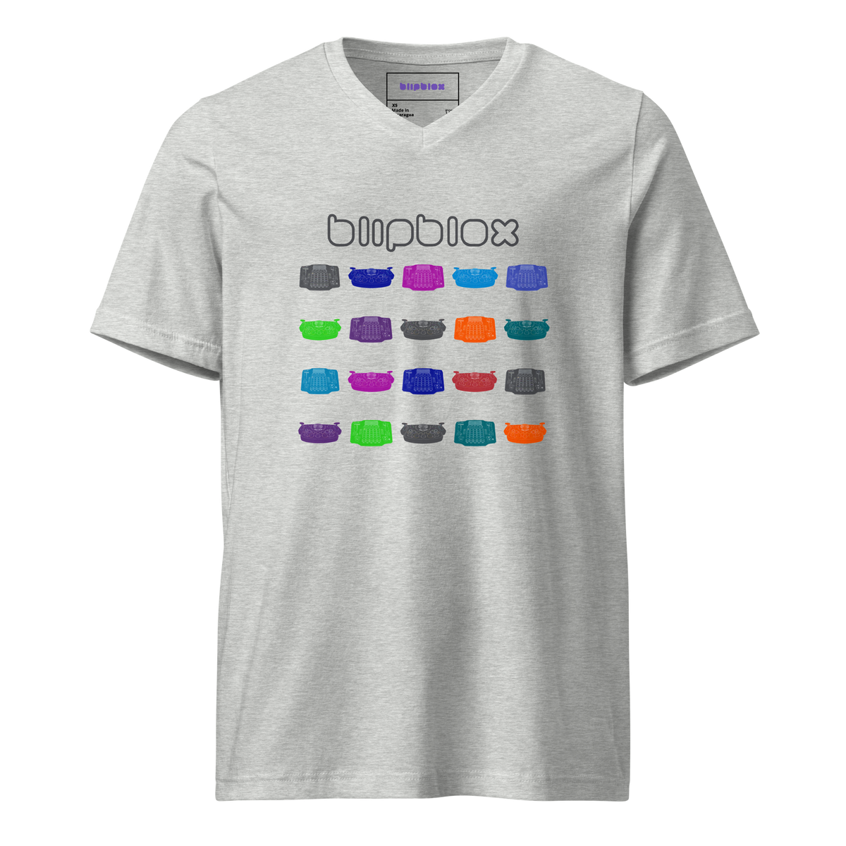 Blipblox Graphic V-Neck Tee