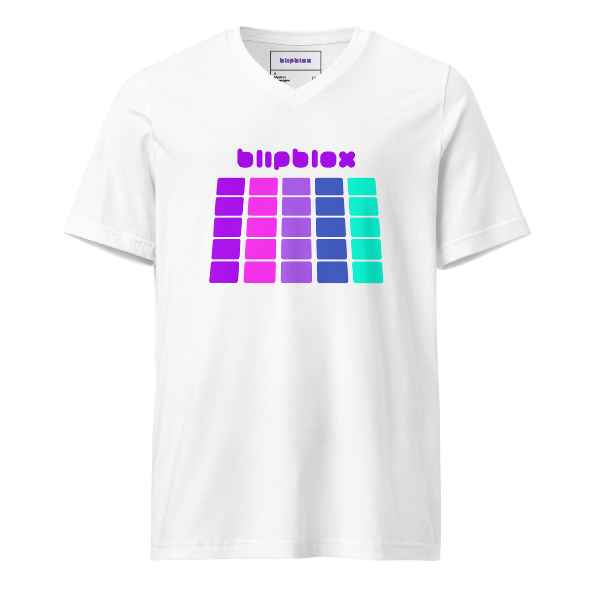 Blipblox Graphic V-Neck Tee