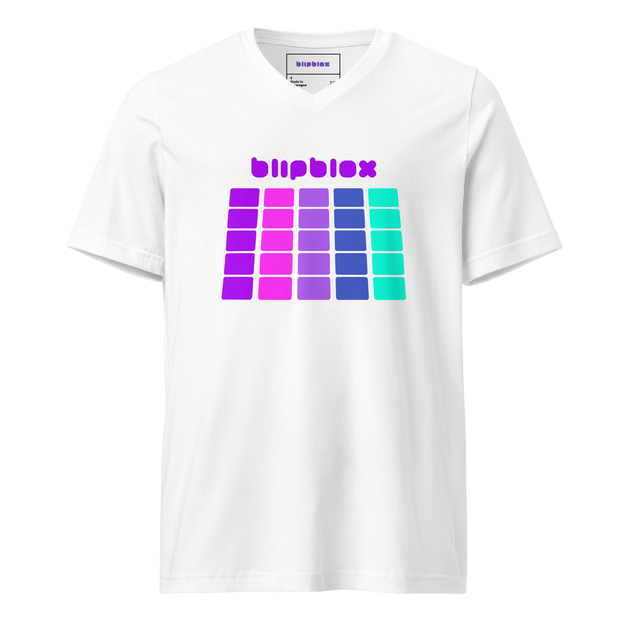 Blipblox Graphic V-Neck Tee